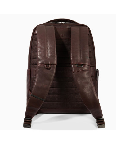 Piquadro: Zaino Pelle 2 Comparti, PC 14"